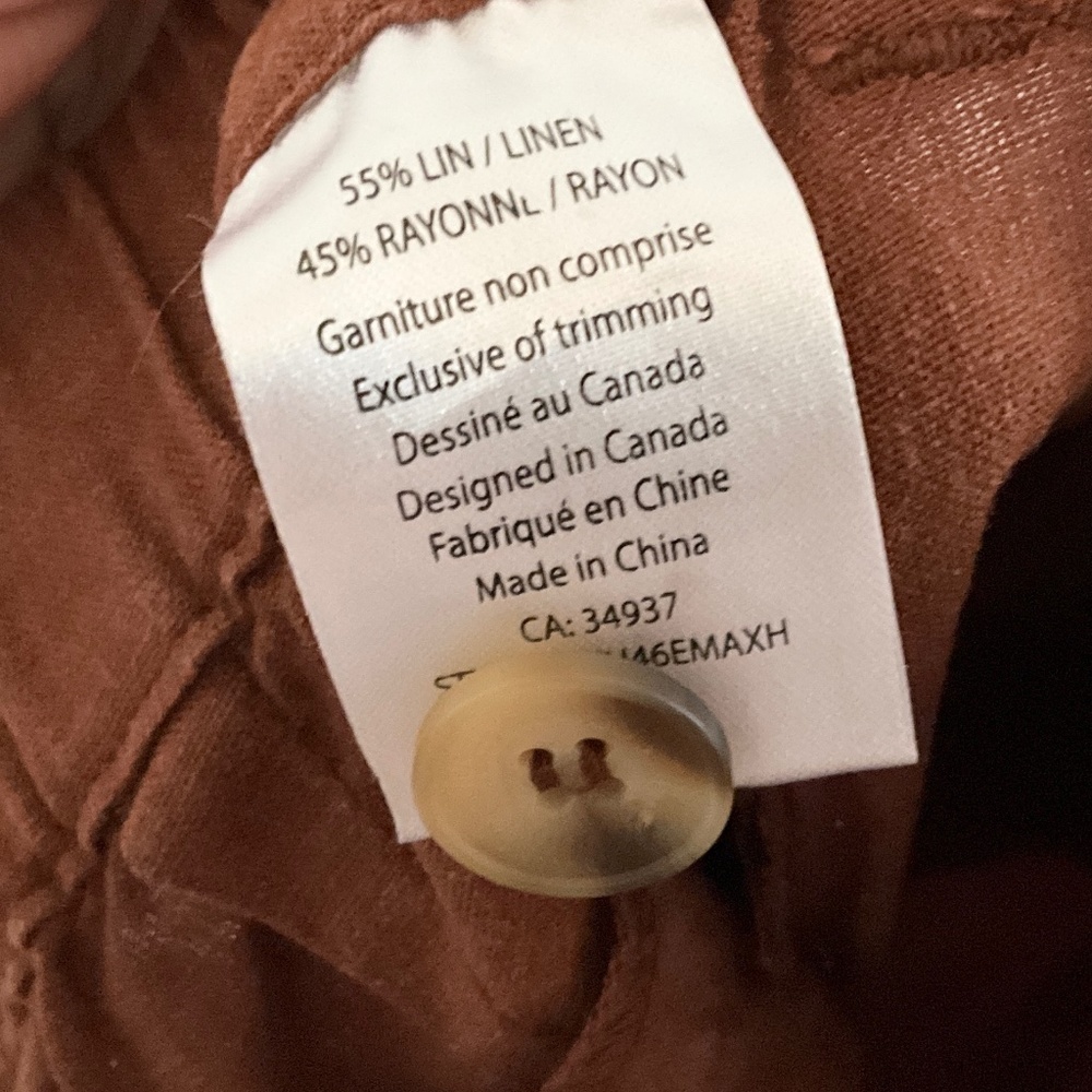 Linen Blend Max Cocos Culotte - Picture 5 of 16